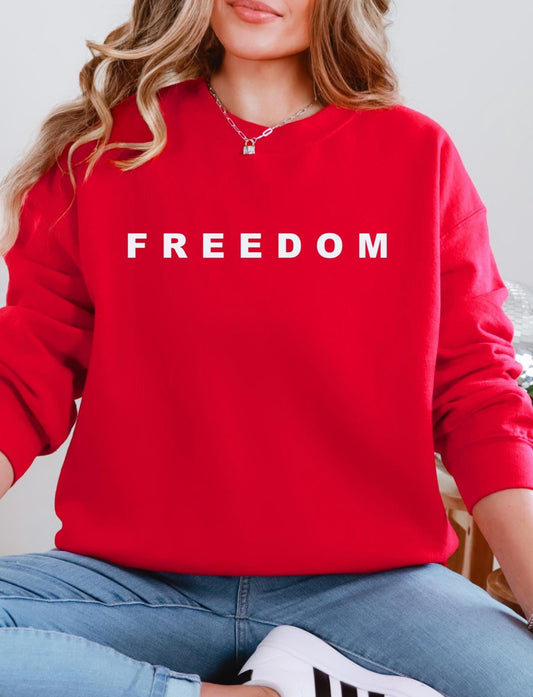 Red Freedom Sweatshirt