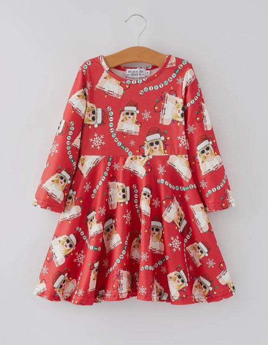 TS Swiftmas Era Christmas Dress