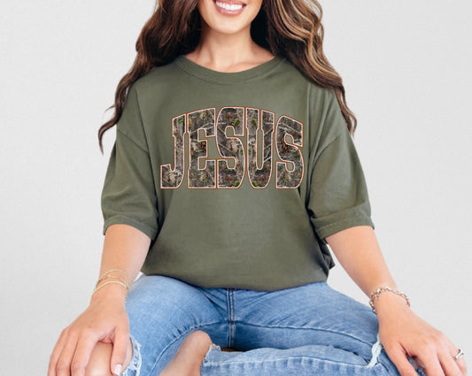 Jesus Camo Tee