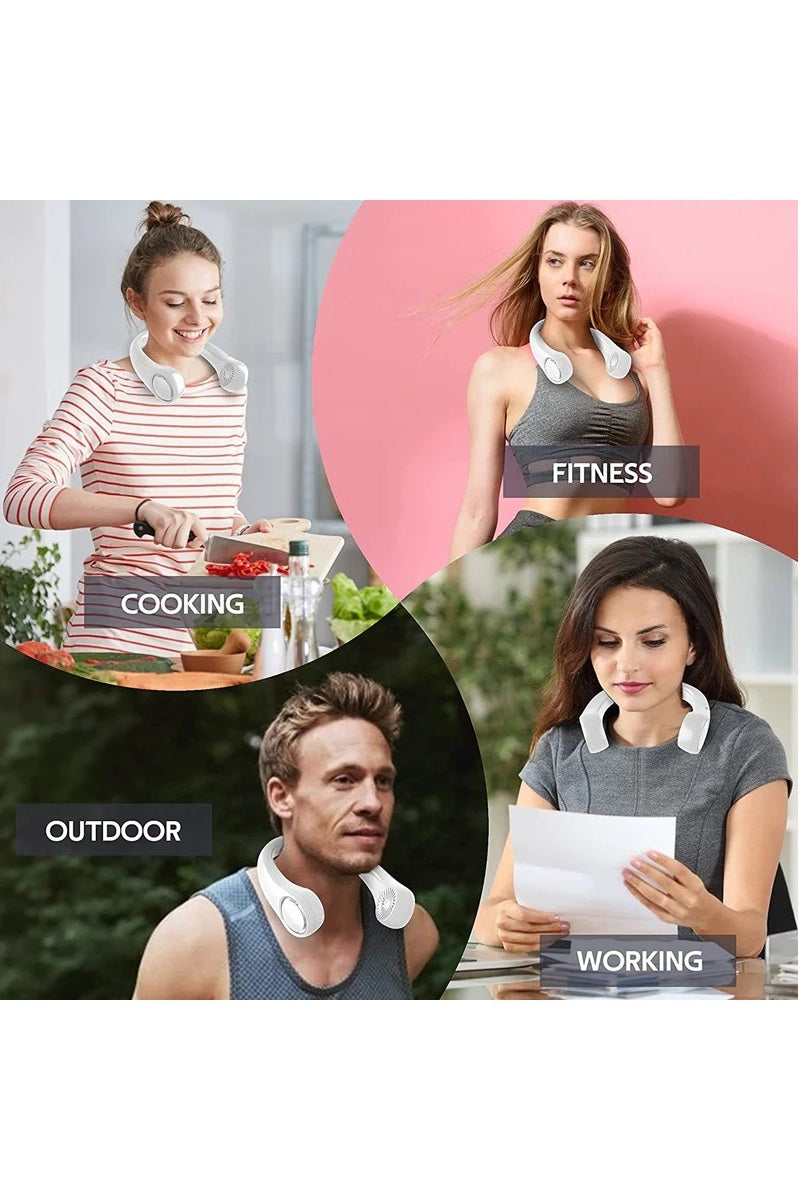 HANDS FREE NECK FAN